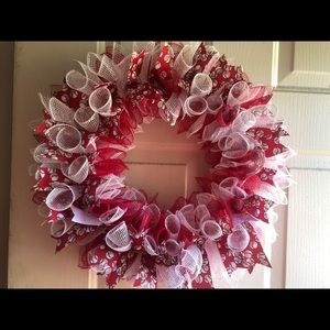 Baseball theme wreath